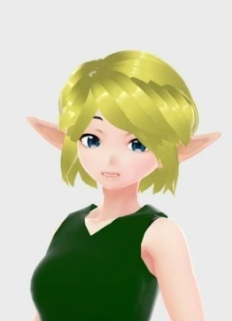 VRoid VRM File - Custom Hair / Legen of Zelda Inspired
