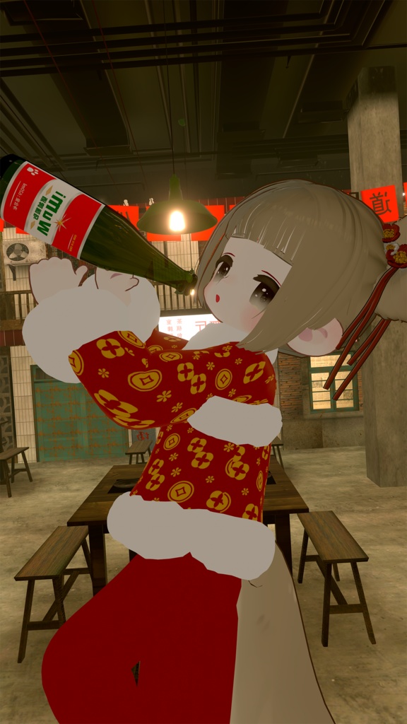 【キプフェル】Chinese Style New Year Coat for Kipfel 中華風 お正月コート