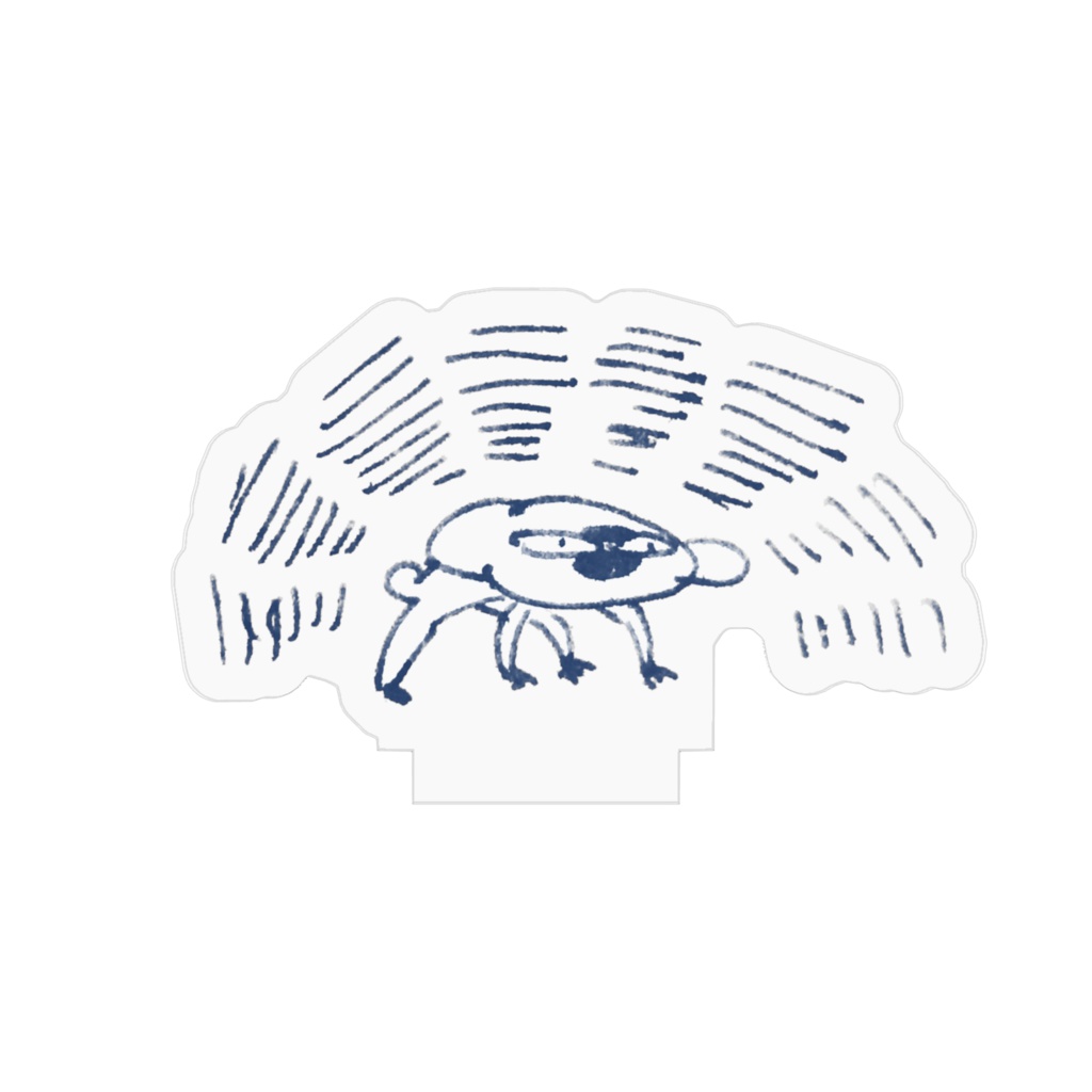 鬼気迫るソニックさんアクリルフィギュア