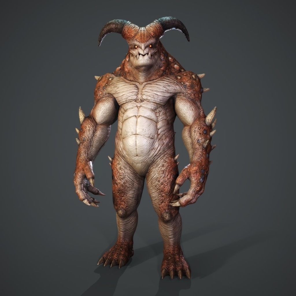 【FREE DL】オリジナル3Dモデル SlugCreature