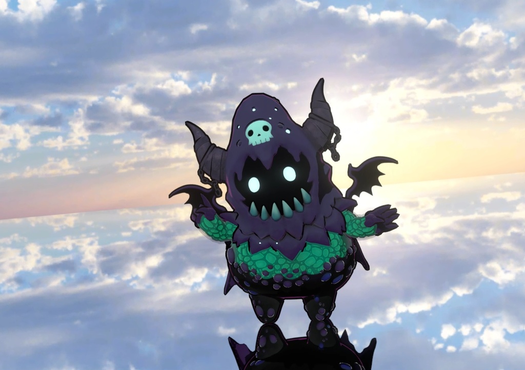 【FREE DL】オリジナル3Dモデル Akumon