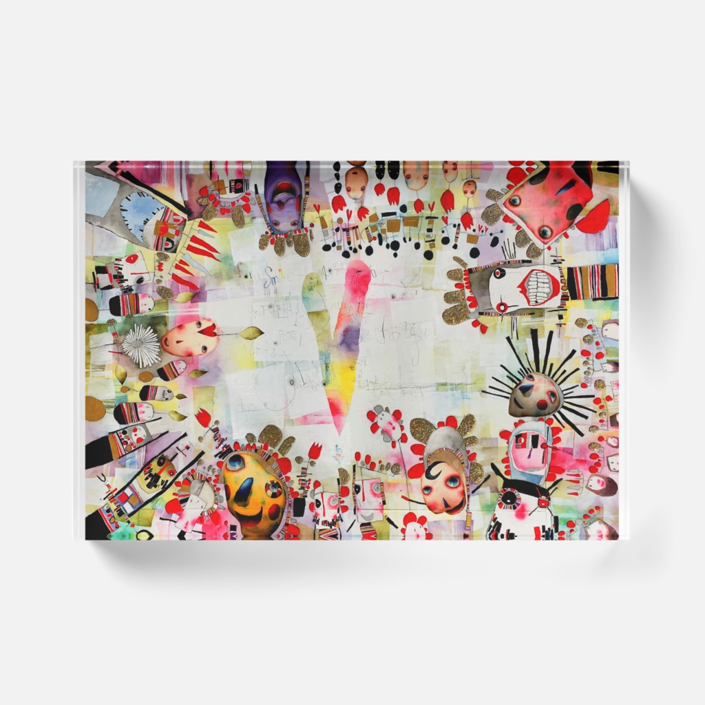 笑顔計画Size80 アクリルブロック