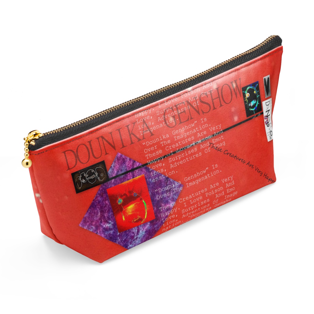 真っ赤なOkageポーチ