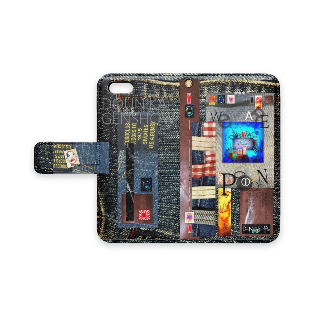 OkageたちのIphon ジーンズ柄A