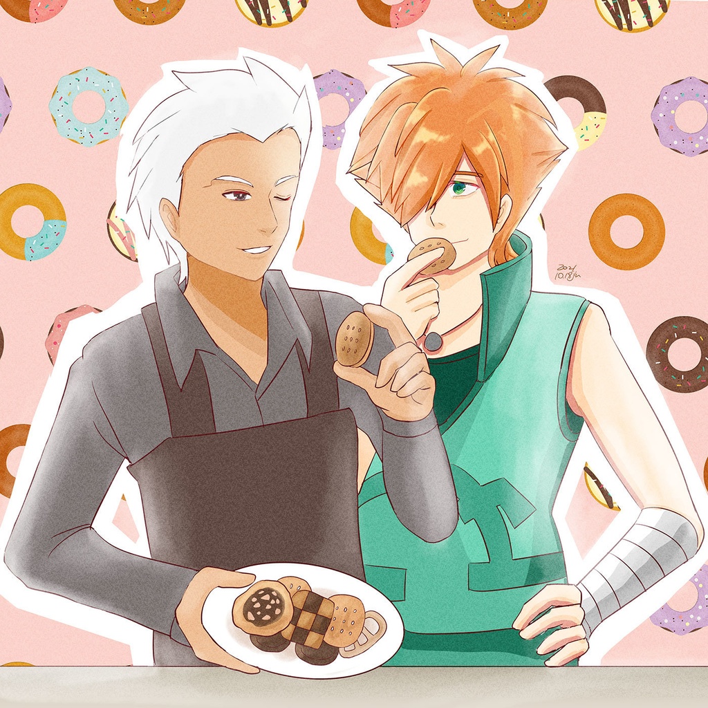 FGO Illustration エミヤ&ロビンフッド