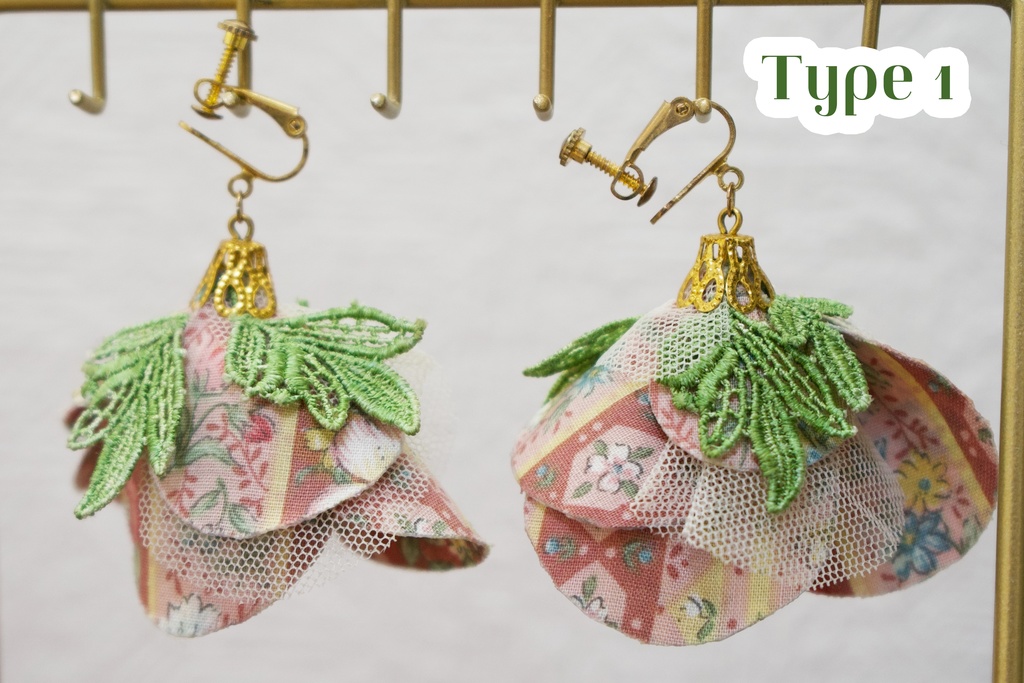 植物人間×Maison En コラボ耳飾り『植物人間』