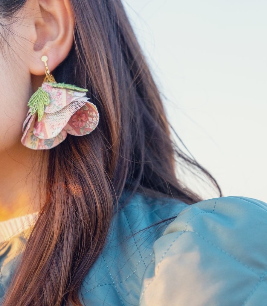 植物人間×Maison En コラボ耳飾り『植物人間』