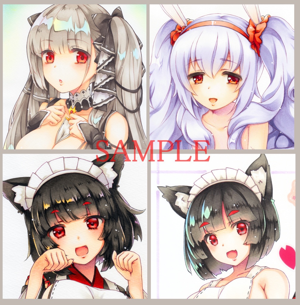 【手描き】オーダー色紙/ミニ色紙