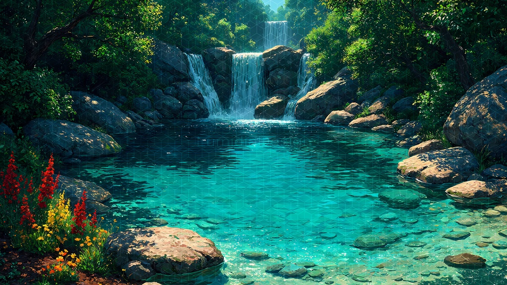 [Cozy Anime Vibe] Vol.1 - Cozy Rivers & Waterfalls