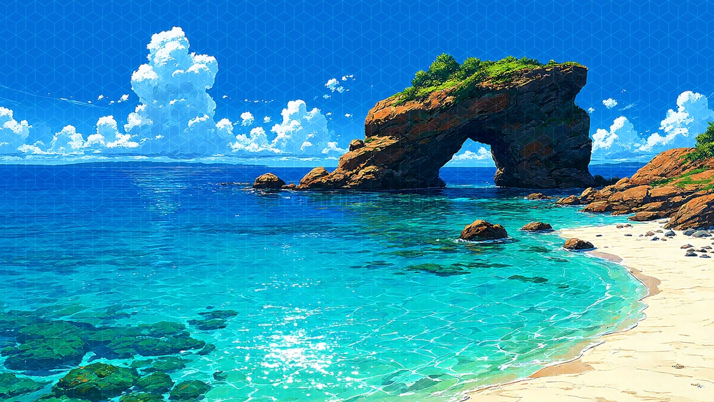 [Cozy Anime Vibe] Vol.3 - Tropical Sea Beaches