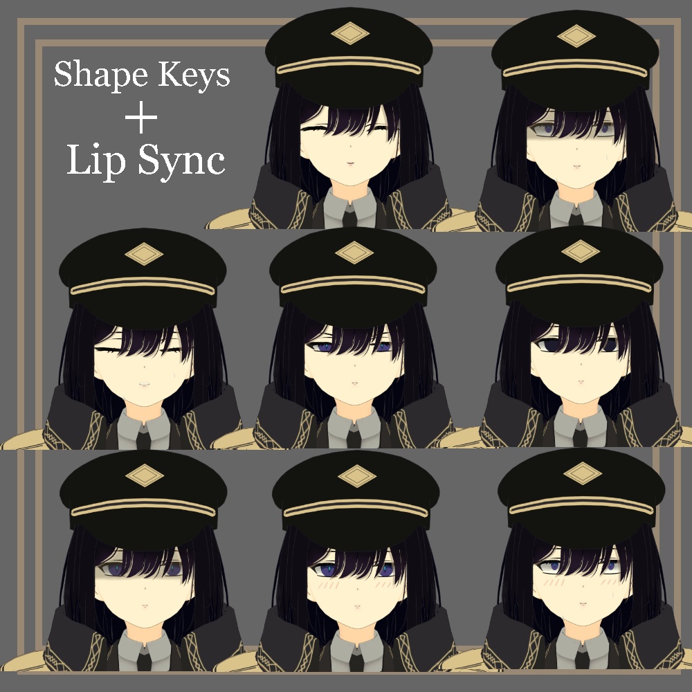 【オリジナル3Dモデル】-澪-Mio-