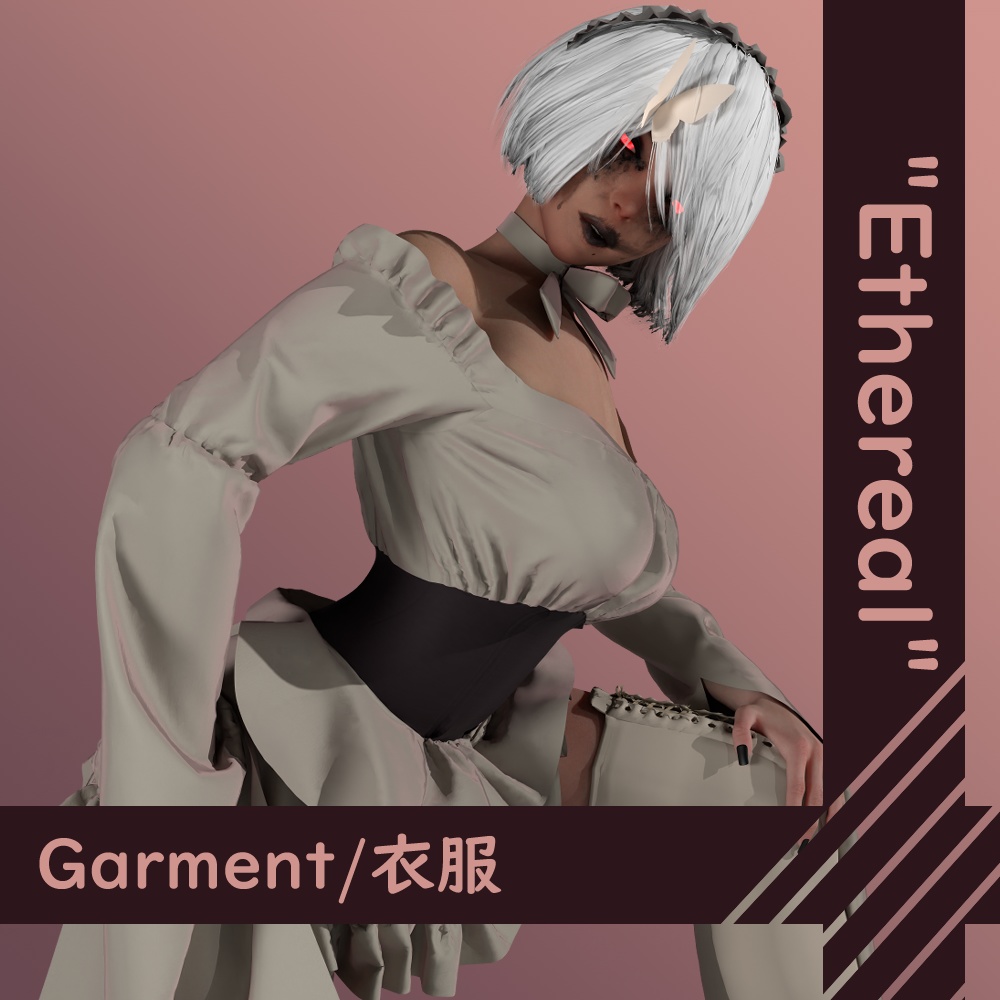 [3D] Ethereal dress (full+free demo)