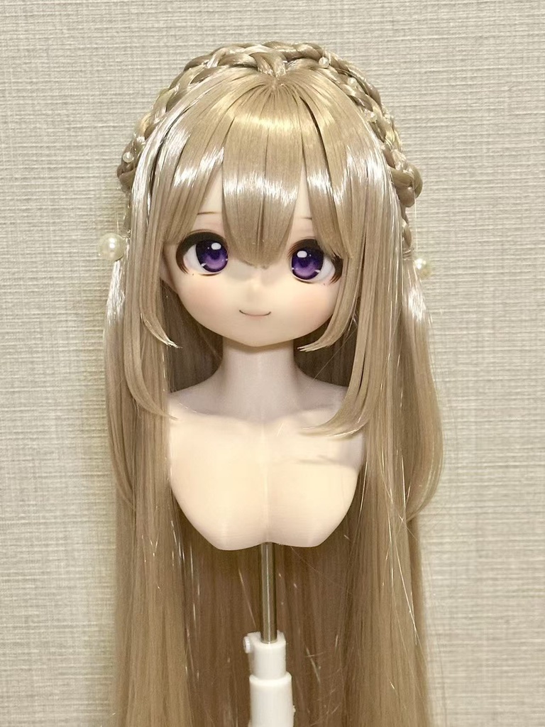DDH対応ドール ウィッグ 1/4 1/3 8-9インチ BJD DD MDD SD MSD