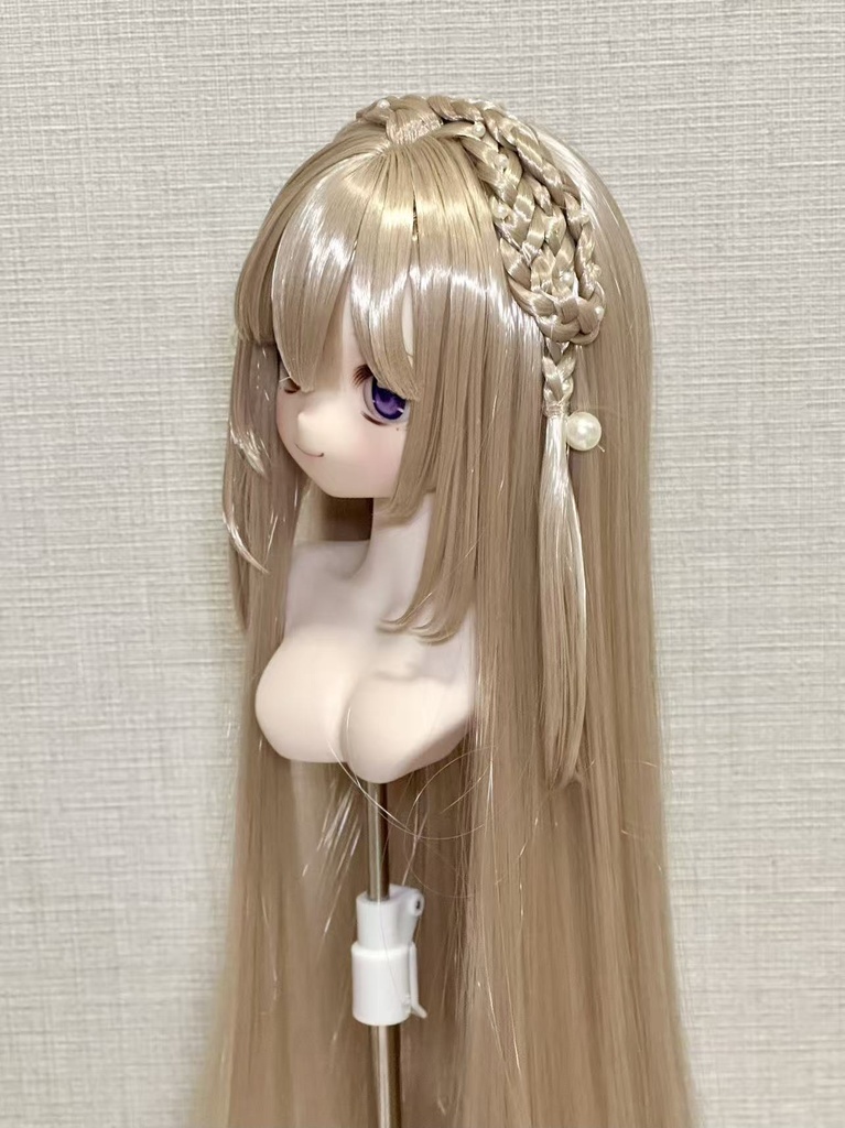 DDH対応ドール ウィッグ 1/4 1/3 8-9インチ BJD DD MDD SD MSD