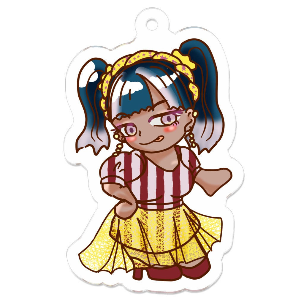 南国風の女の子