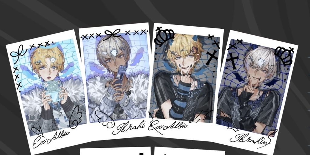 ゴーミーズ 箔押しチェキ風カード