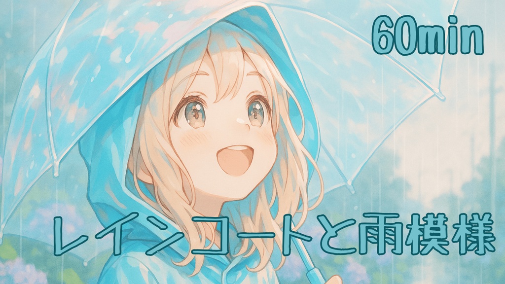 【フリーBGM】レインコートと雨模様【作業用/配信用/勉強用/明るい/かわいい】