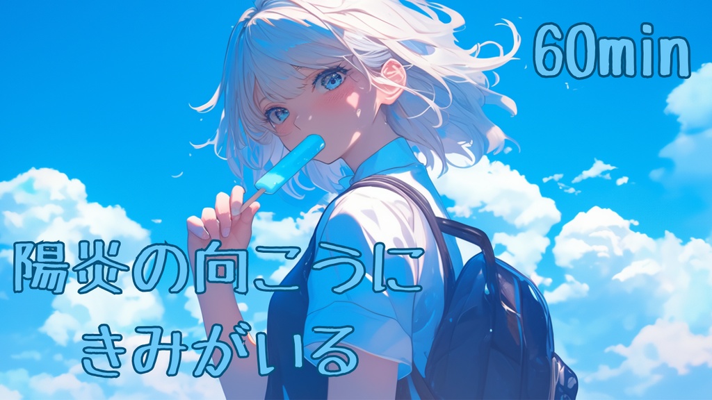 【フリーBGM/1時間耐久】陽炎の向こうに君がいる【作業用/配信用/勉強用/リラックス/読書】