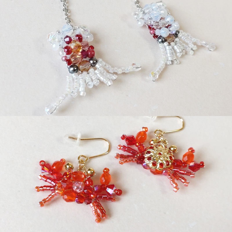 イカイヤリング・カニピアス