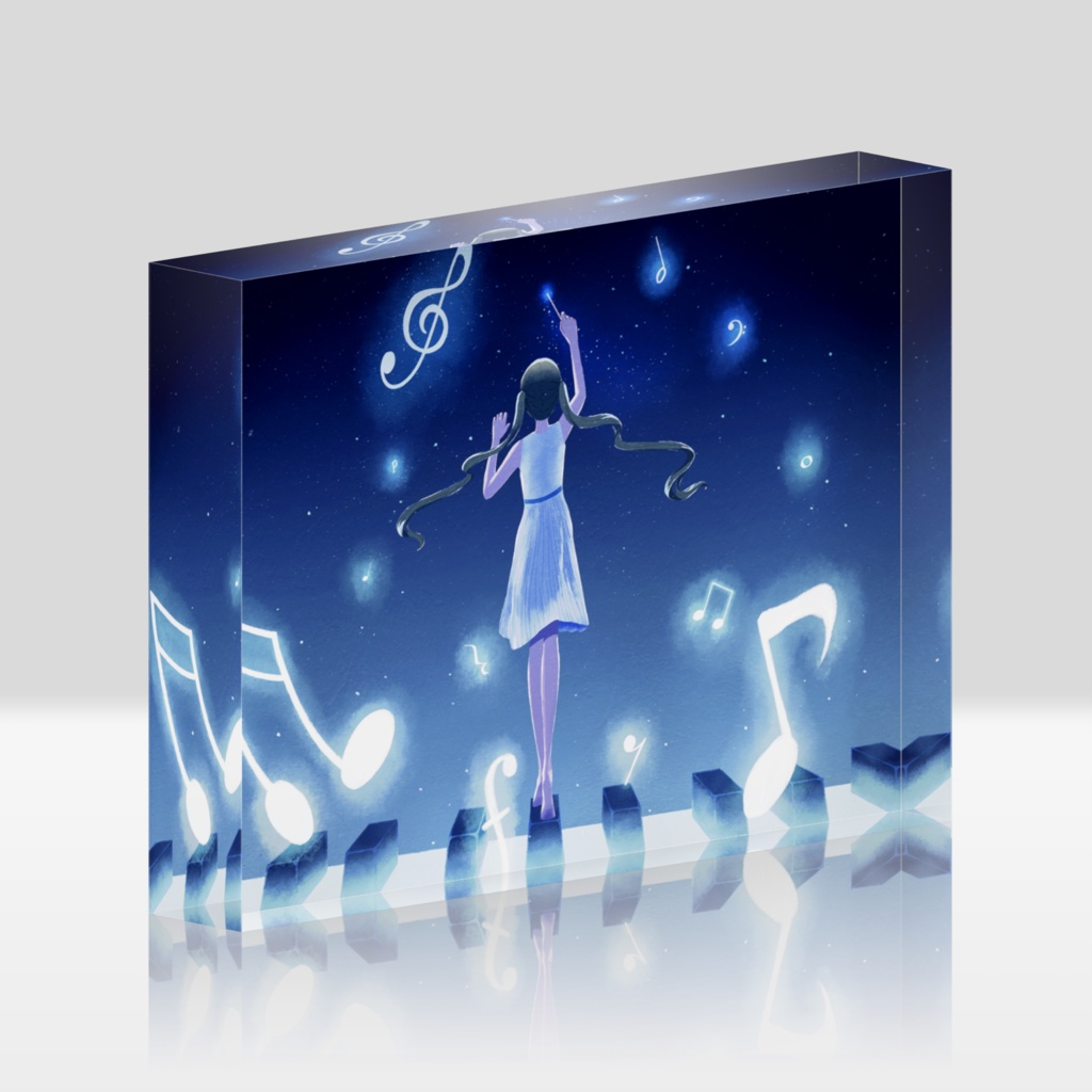「Luminous Melody」アクリルブロック