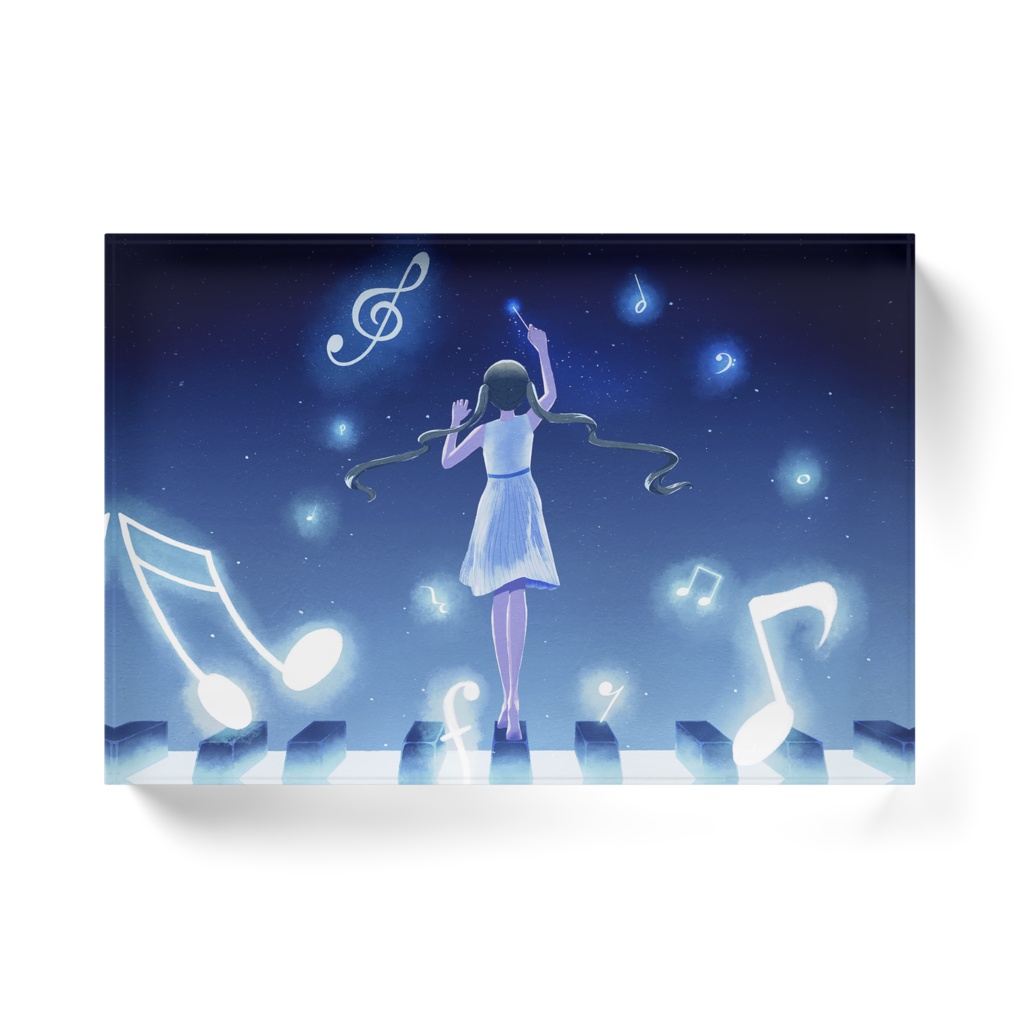 「Luminous Melody」アクリルブロック