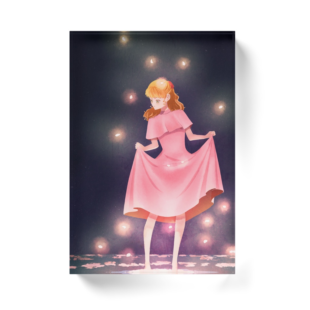 「はらり、 はらり」アクリルブロック