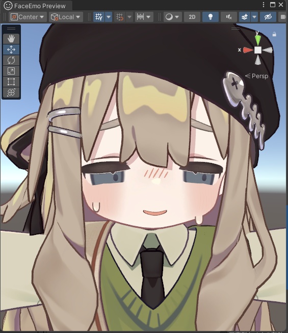 キプフェル　表情