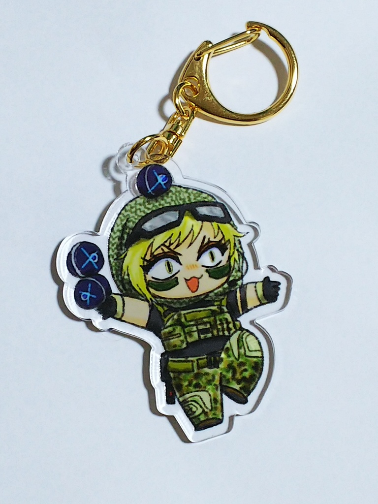 レインボーシックスシージのアクリルキーホルダー