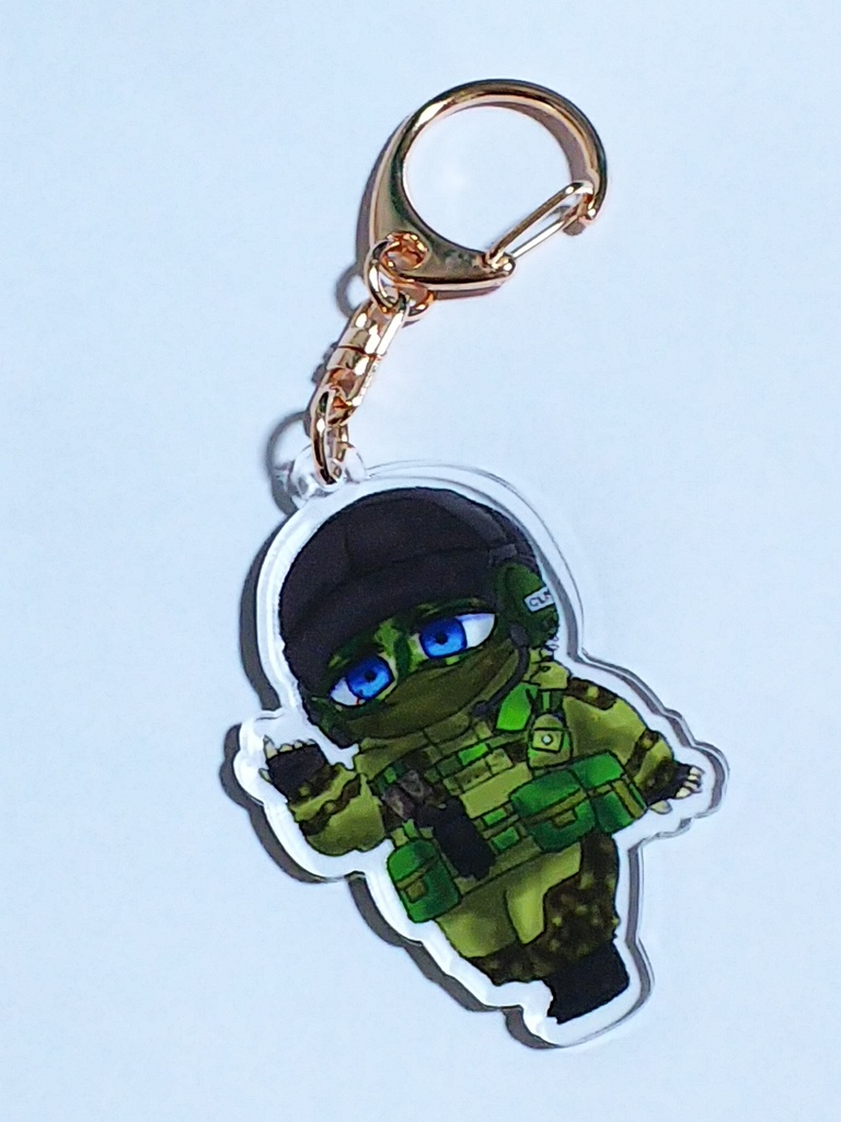 レインボーシックスシージのアクリルキーホルダー