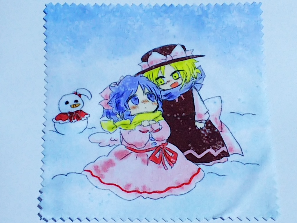 東方旧作　ユキマイ眼鏡拭き