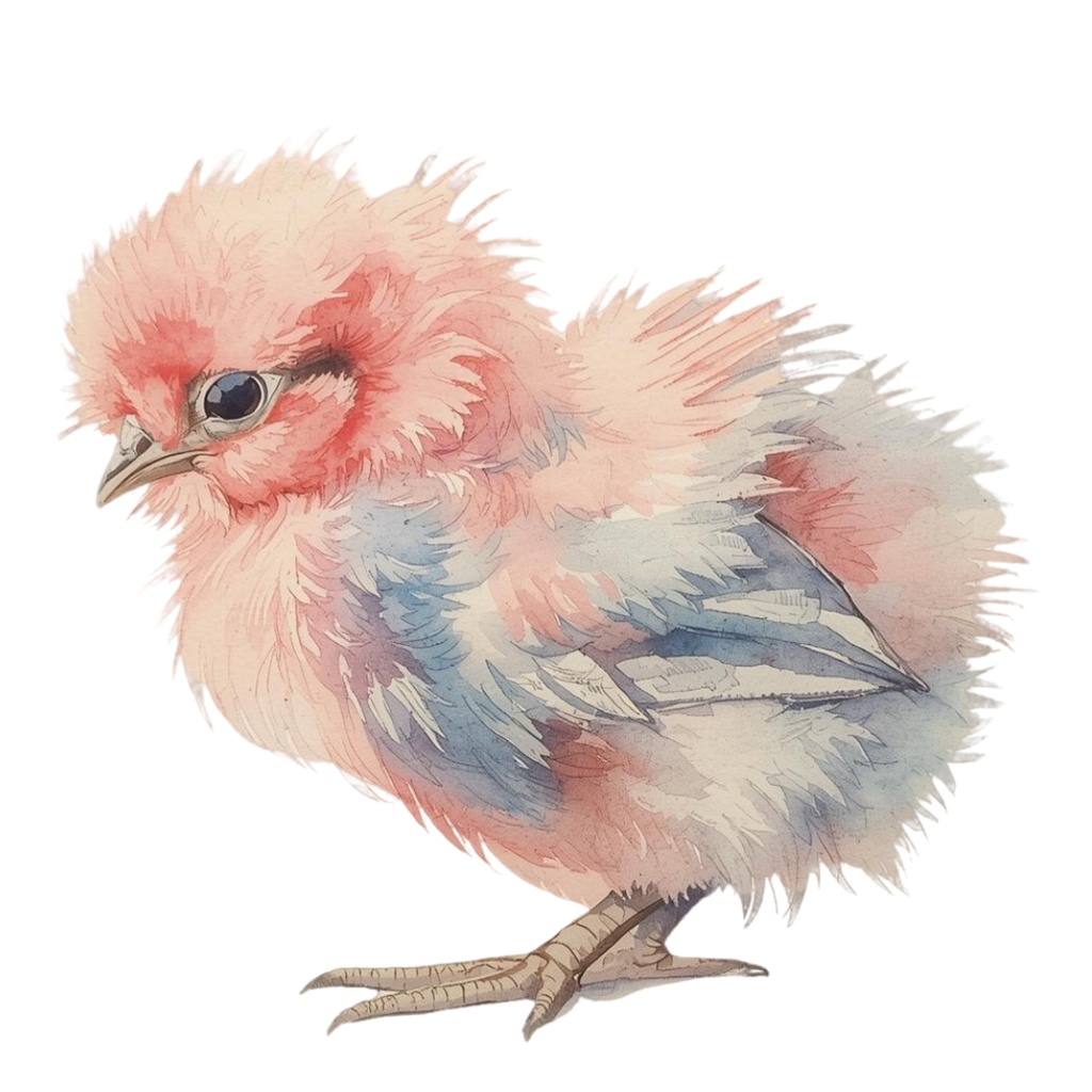 水彩画風の動物クリップアート