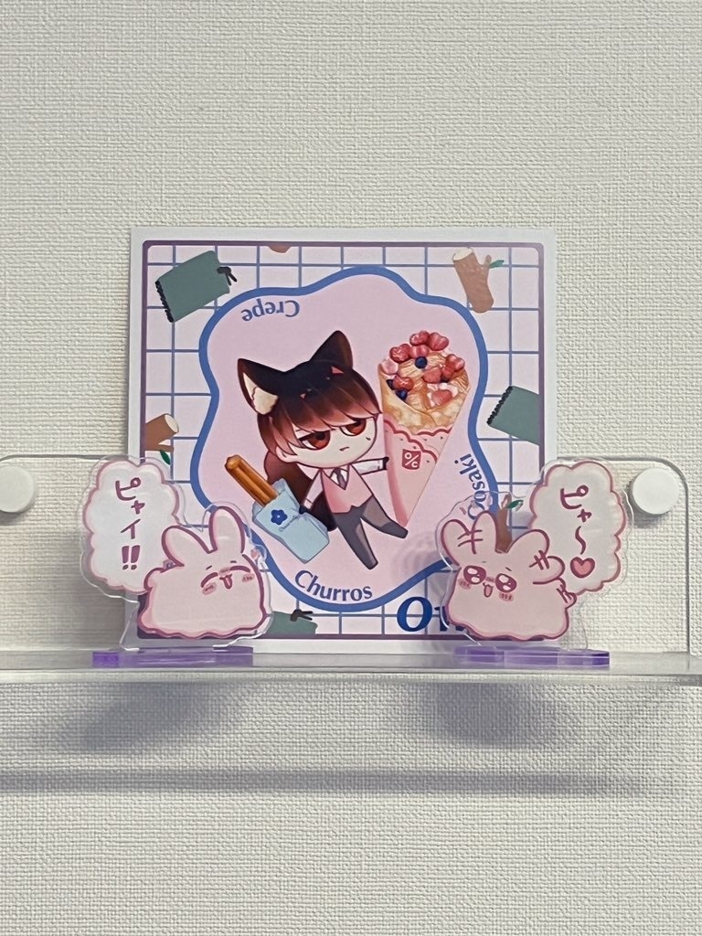 ウミウサ明ちゃんアクリルスタンド(えがお)