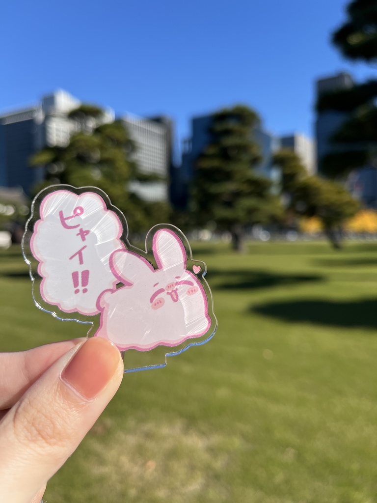 ウミウサ明ちゃんアクリルスタンド(えがお)