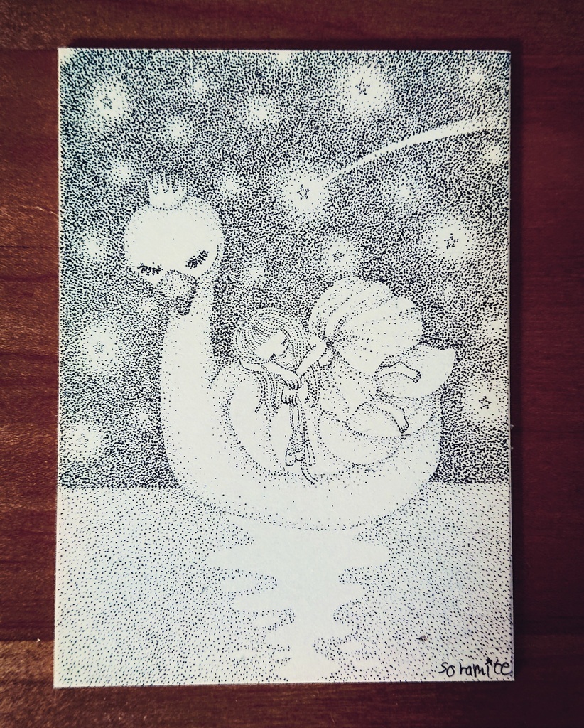 ちいさな絵  ATCカードサイズ