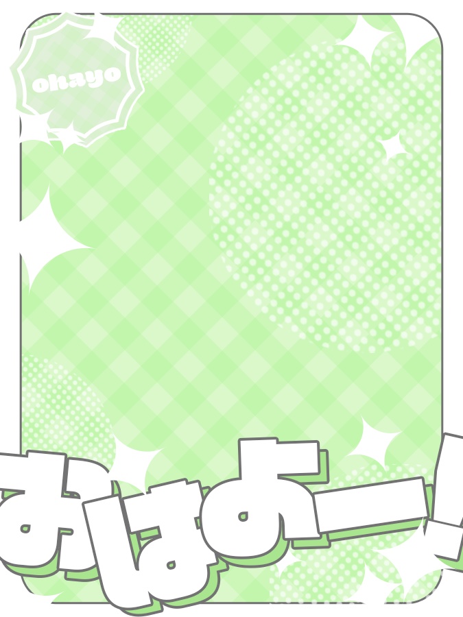 おはようVtuber,Vライバー素材(全8色)