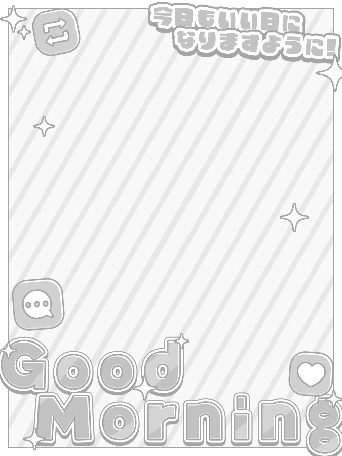 おはようVtuber,Vライバー素材(全10色)