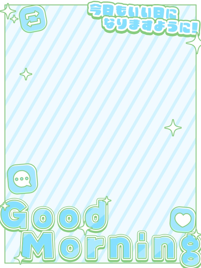 おはようVtuber,Vライバー素材(全10色)