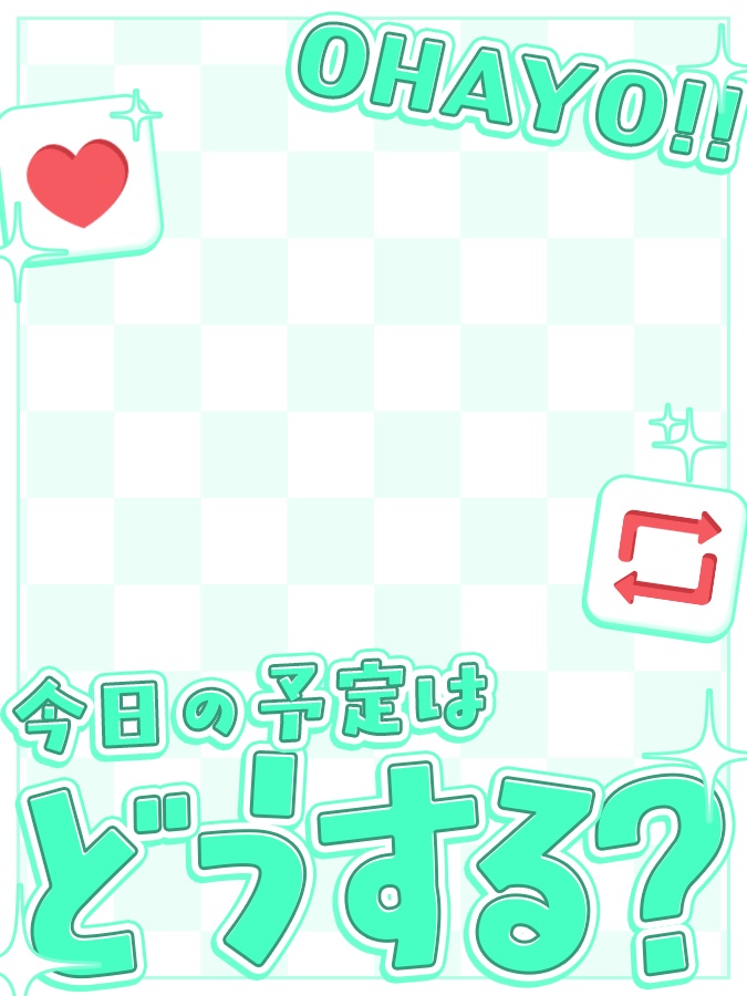 おはようVtuber,Vライバー素材(全10色)