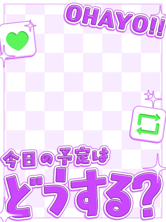 おはようVtuber,Vライバー素材(全10色)