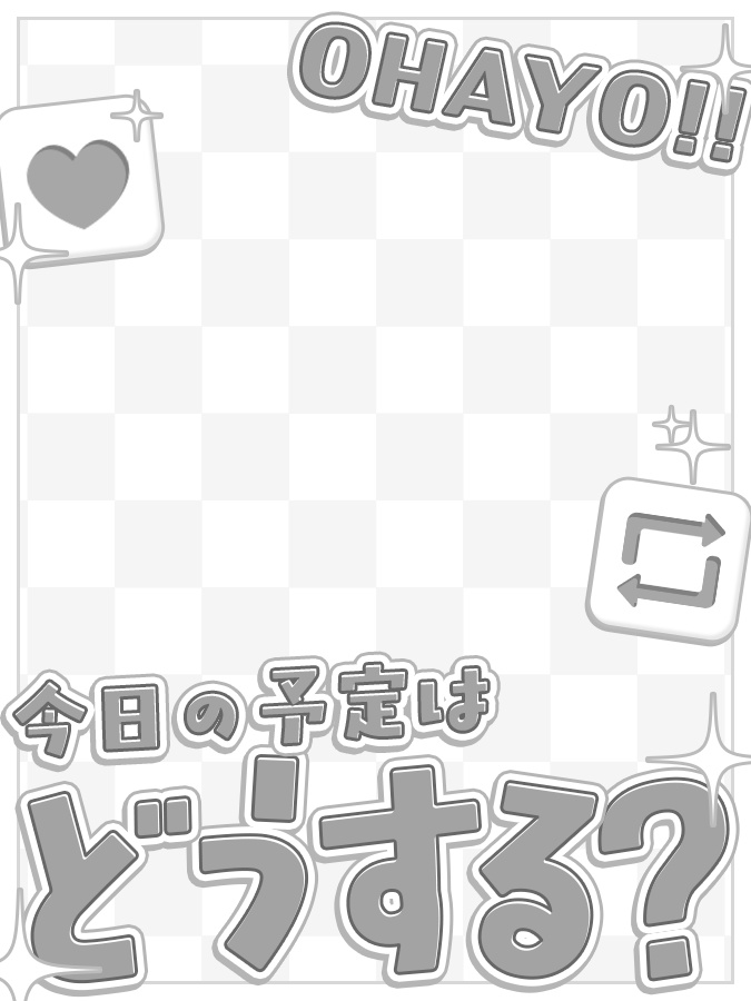 おはようVtuber,Vライバー素材(全10色)