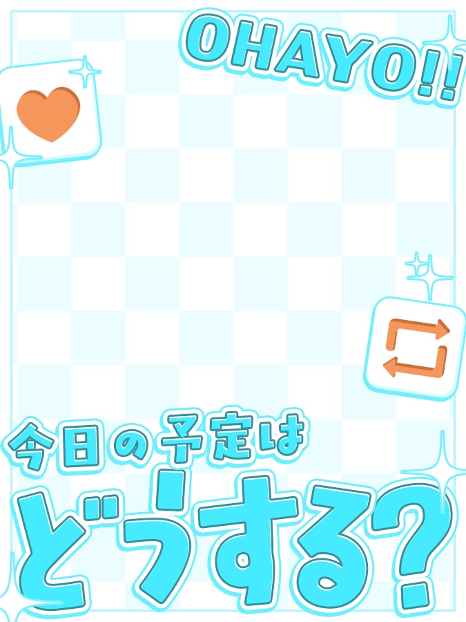 おはようVtuber,Vライバー素材(全10色)