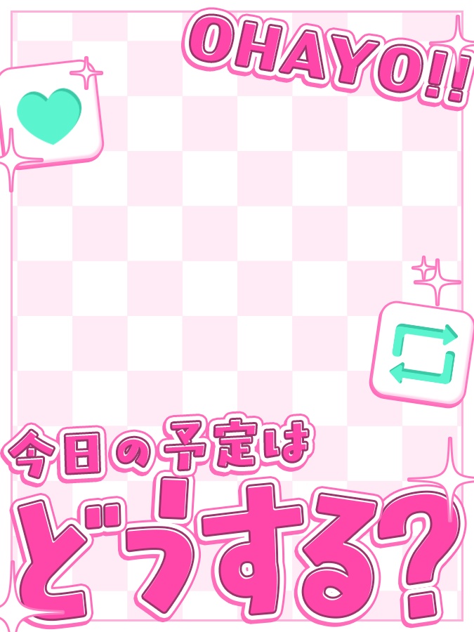 おはようVtuber,Vライバー素材(全10色)