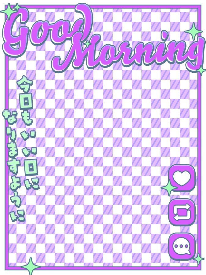 おはようVtuber,Vライバー素材(全10色)