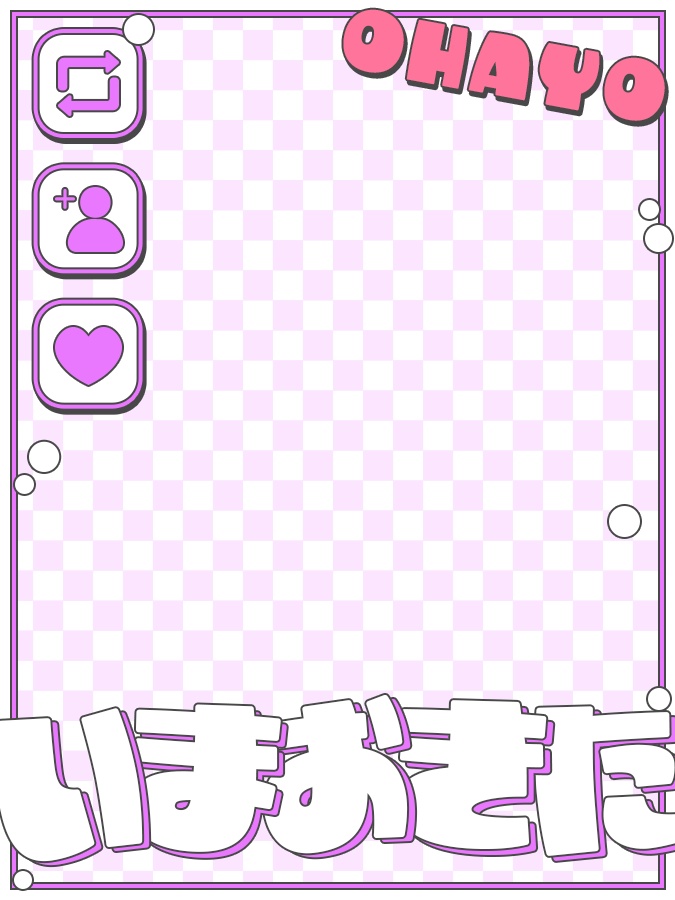 おはようVtuber,Vライバー素材(全10色)