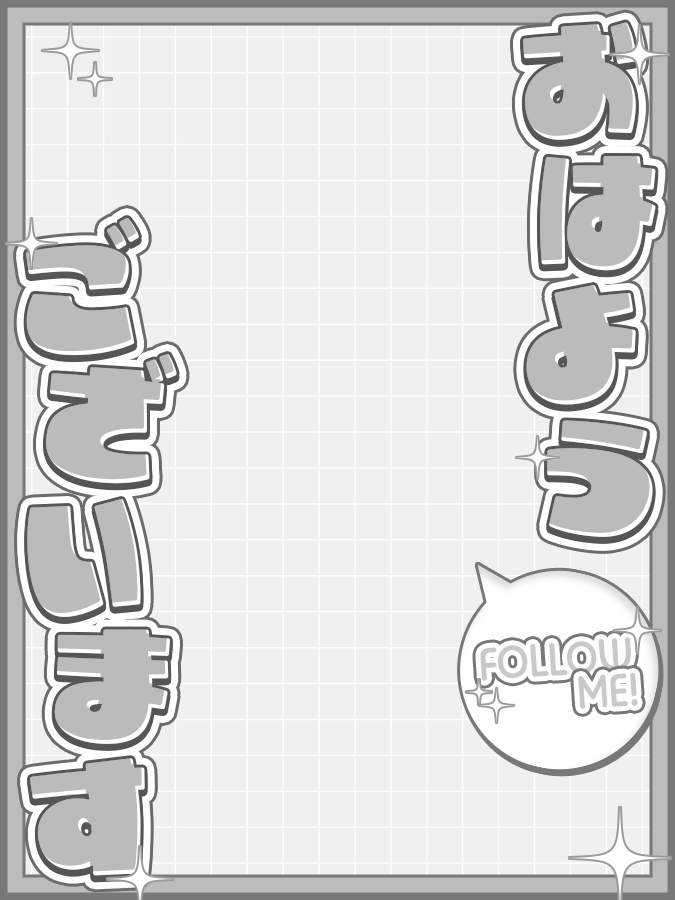 おはようVtuber,Vライバー素材(全10色)