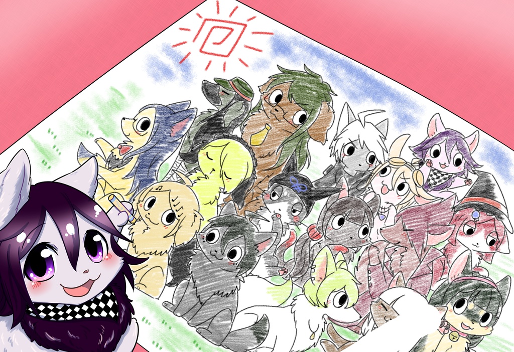 【SALE】ケモロンパ　クリアファイル