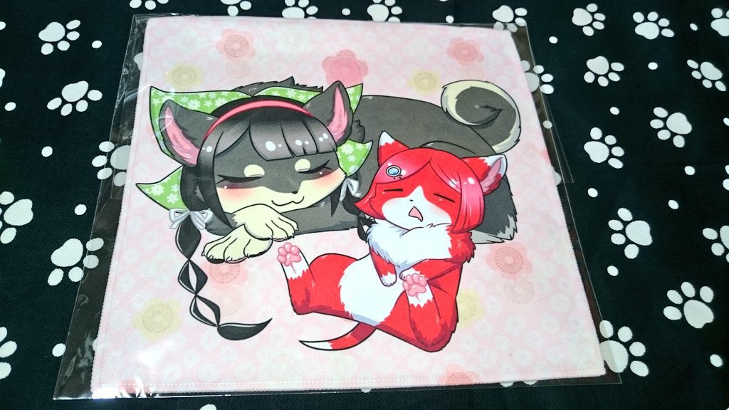 ケモロンパ てんひみハンカチ