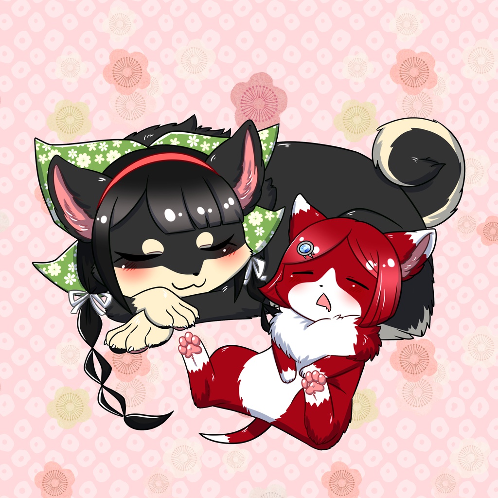 ケモロンパ　てんひみハンカチ