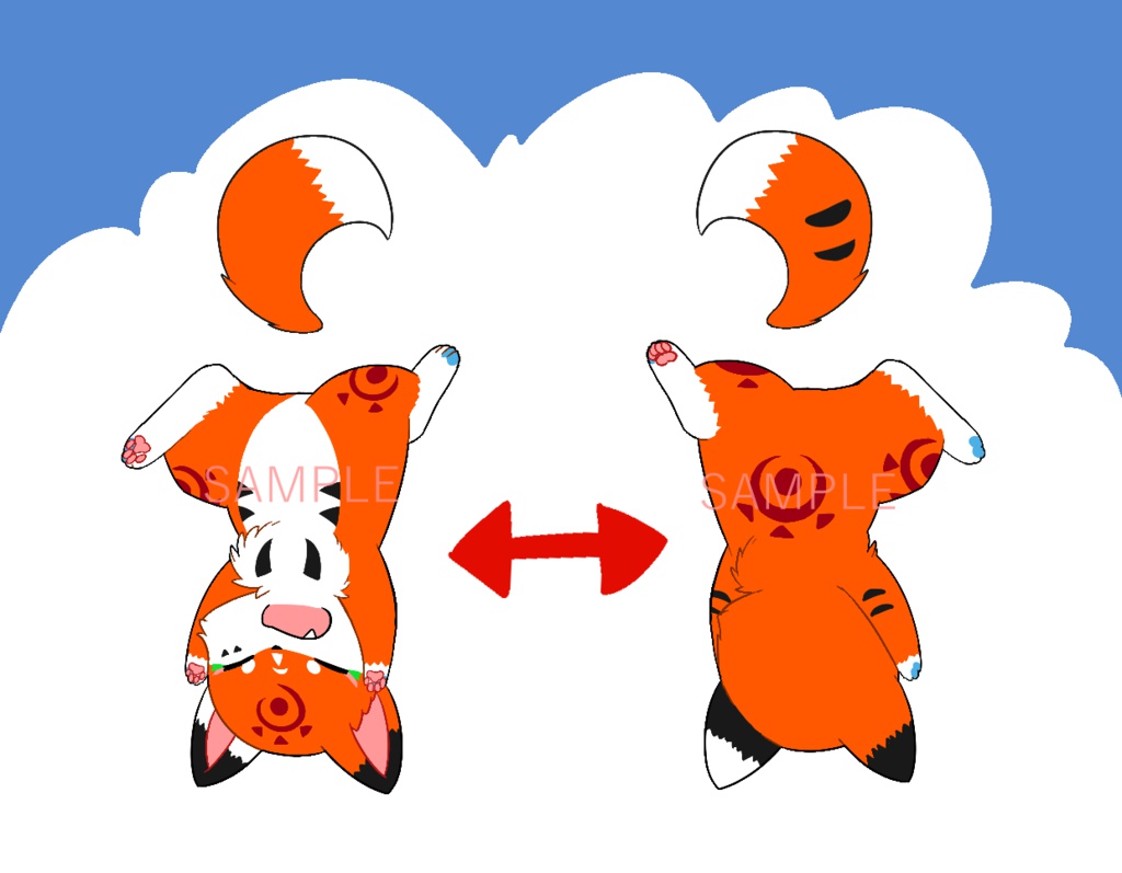 レイフェリ　しっぽぶらぶらアクキー