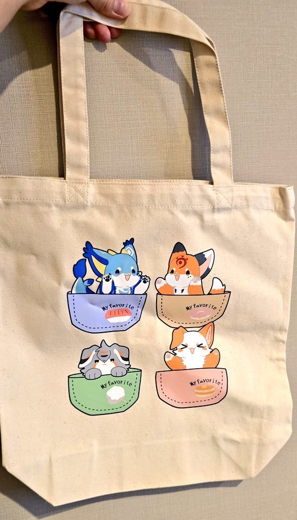 トートバッグ 4匹